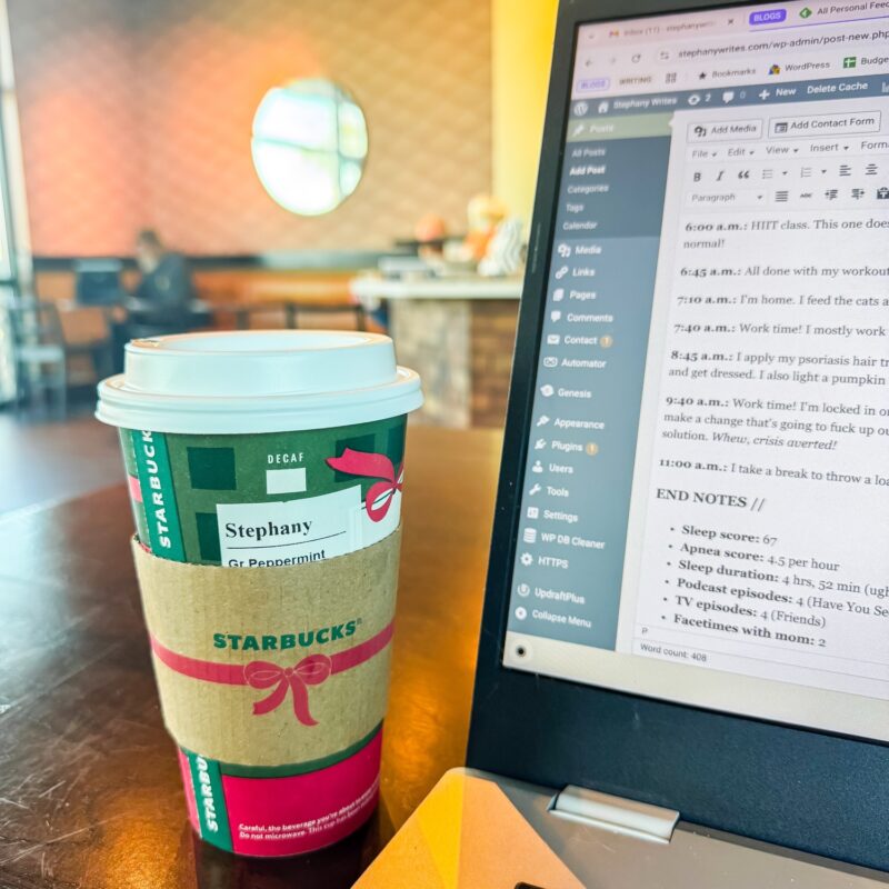 Week in the Life: Saturday, November 22, 2025